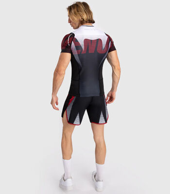 Adrenaline Short Sleeve Rashguard Red