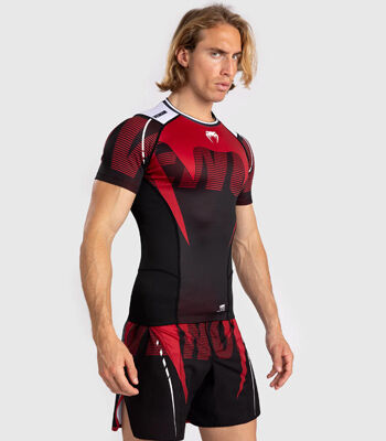 Adrenaline Short Sleeve Rashguard Red