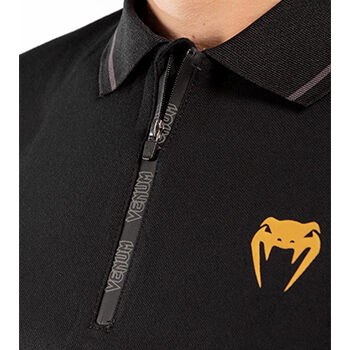 Athletics Polo Black Gold