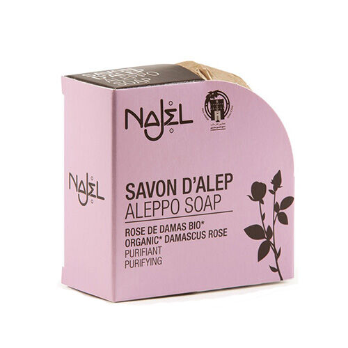 Savon Alep a la Rose de Damas Bio