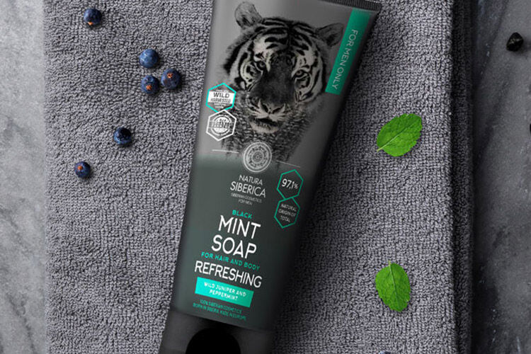 Refreshing Black Mint Soap Hair & Body