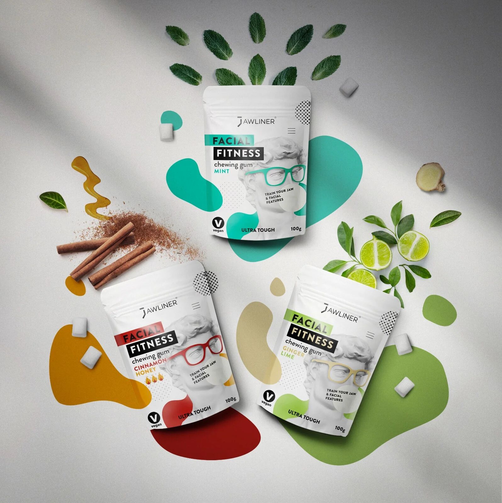 Jawliner Fitness Chewing-Gum