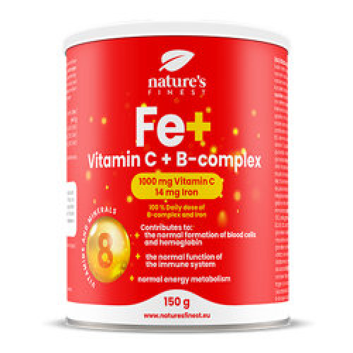 Fe + Vitamin C + B-complex : Vitamin- und Mineralstoffkomplex in Pulverform