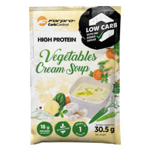 High Protein Soup Vegetables Cream : Proteinhaltige Suppe