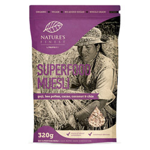Superfood Muesli : Muesli 100% bio aux super aliments antioxydant