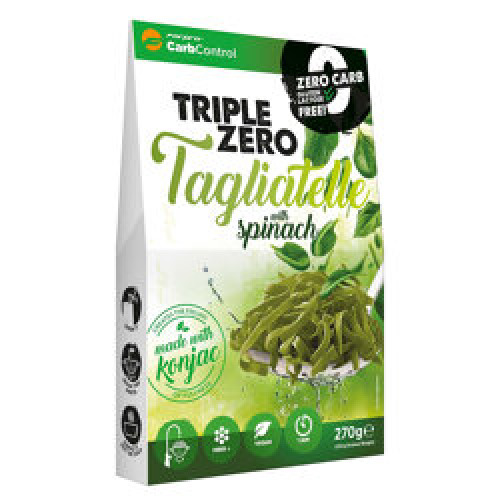 Triple Zero Tagliatelle Spinach : Konjaktagliatelle mit Spinat