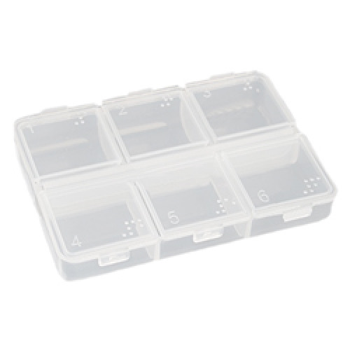 PillBox : Boîte à pilules à 6 compartiments