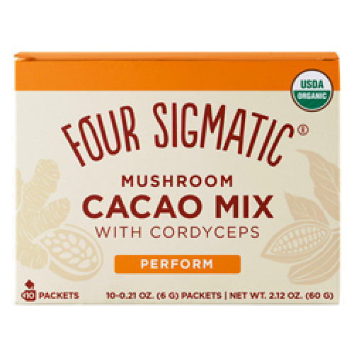 Mushroom Hot Cacao Cordyceps : Poudre de cacao soluble énergisante