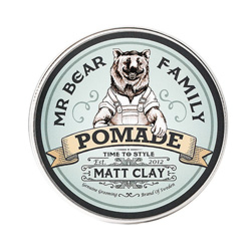 Mr Beard Family Pomade Matt Clay : Pomade pour cheveux