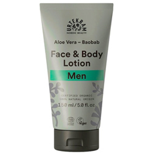 URTEKRAM Lotion Visage & Corps MEN : Lotion hydratante visage et corps Bio