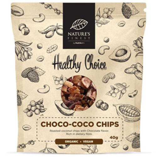 Bio Choco-Coco Chips : Bio-Kokos-Chips mit Schokolade