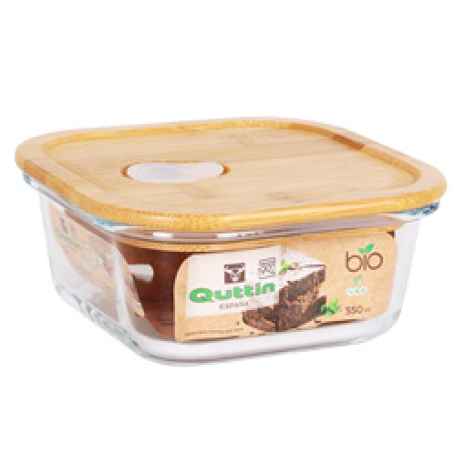 Lunch Box Bamboo : Lunchbox aus Glas