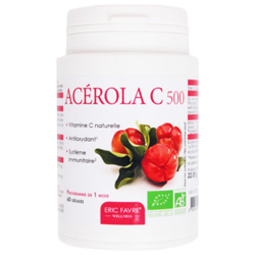 Acérola C 500 : Acérola Bio en capsules