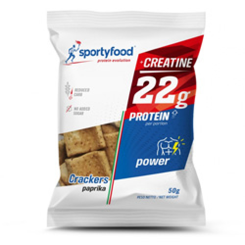 Crackers Paprika Power : Crackers protins enrichis en cratine