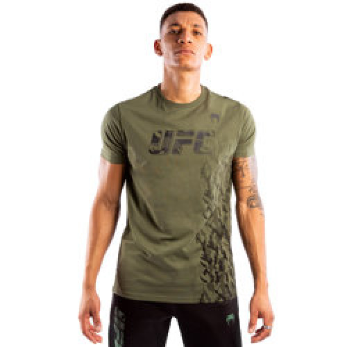 UFC Authentic Fight Week Men Tee Shirt Khaki : UFC Venum T-Shirt