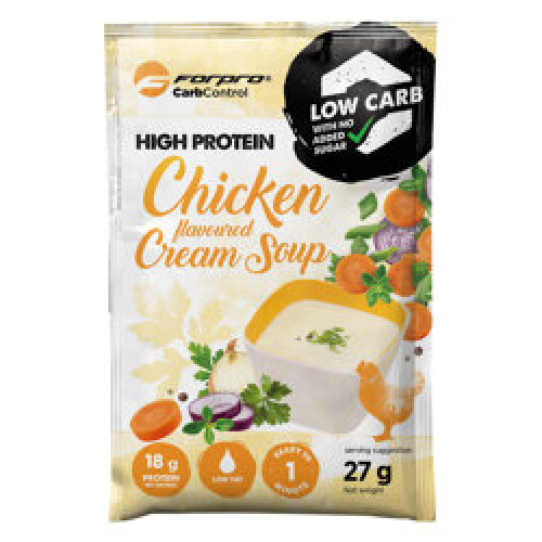 High Protein Soup Chicken Cream : Soupe protéinée