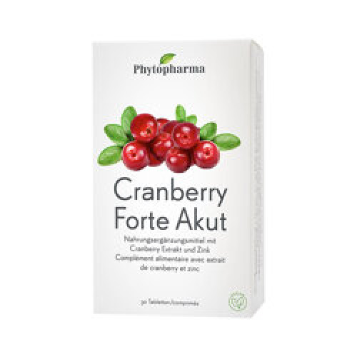 Cranberry Forte Akut : Cranberry et zinc en comprimés