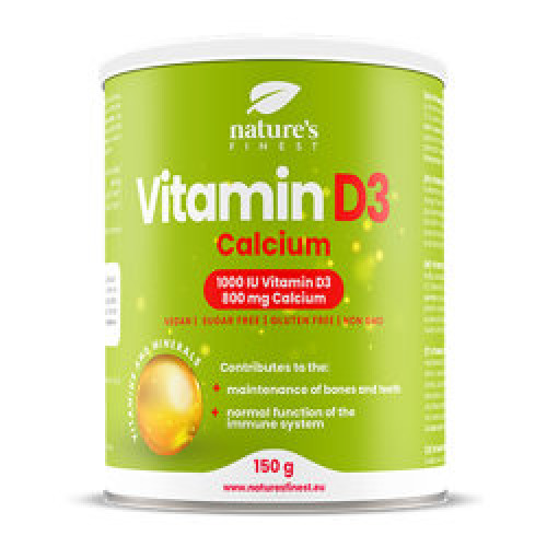 Vitamin D3 + Calcium : Vitamines et minéraux en poudre