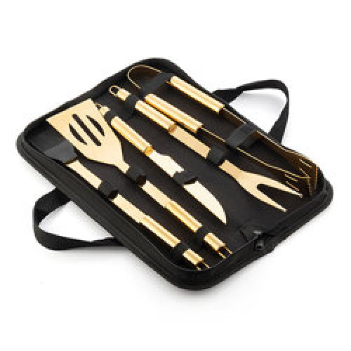 Luxury BBQ Case : Set d'ustensiles pour barbecue