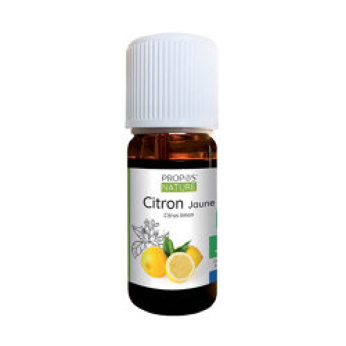 Huile Essentielle Citron Jaune Zeste Bio : Huile essentielle de citron bio