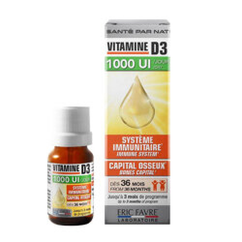Vitamine D3 : Vitamine D3 liquide