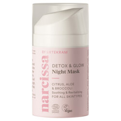 Narcissa Detox Glow : Gesichtsmaske für die Nacht Bio Anti-Schmutz
