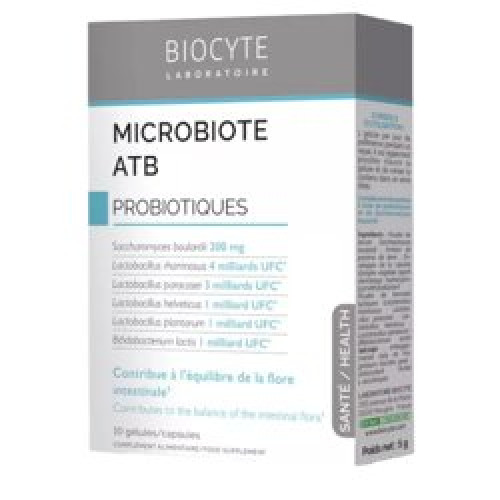 Microbiote ATB Biocyte : Probiotiques en capsule